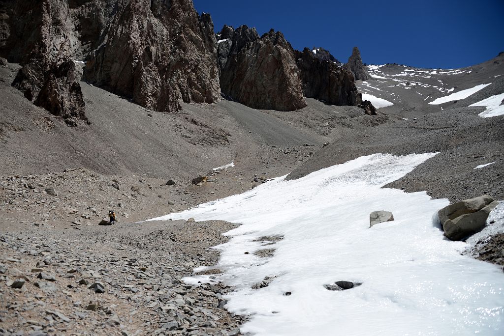 19 We Arrived At Camp 1 5035m After Climbing Four And A Half Hours From Plaza Argentina Base Camp 4200m